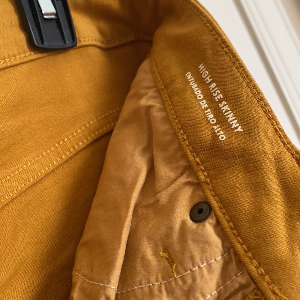 Universal Thread Mustard High Rise Skinny Jeans - Picture 7 of 7